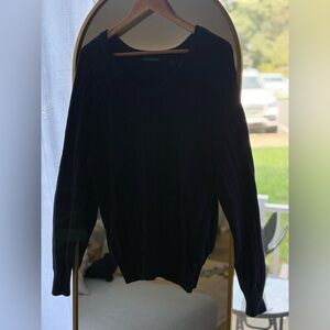 Brandy Melville Black V-Neck Sweater